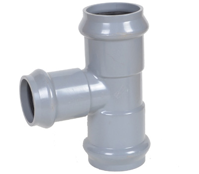 pvc Faucet Tee (FFM) with rubber ring