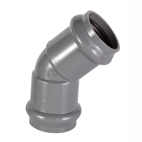 pvc Faucet Elbow 45°（FF）with rubber ring