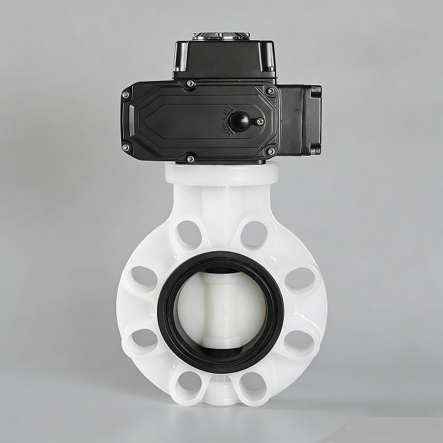 PVDF butterfly valve